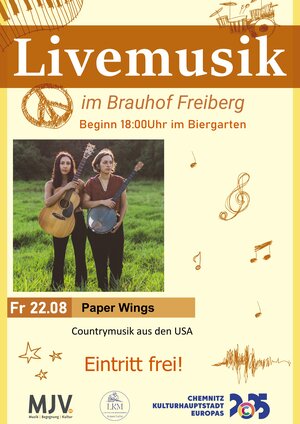 Live Musik Paper Wings, 22.08.25