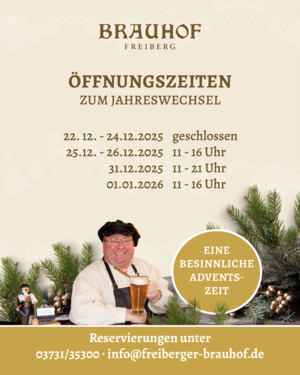 Öffnungszeiten Dezember