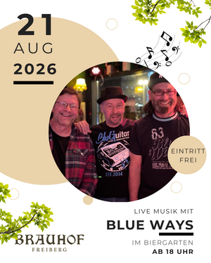 Blue Ways live am 21.08.26