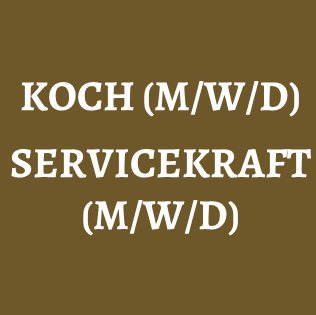 Koch (M/W/D), Servicekraft (M/W/D)